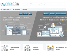 Tablet Screenshot of neologik.fr